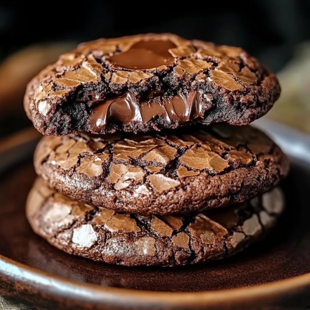Cookies façon brownie