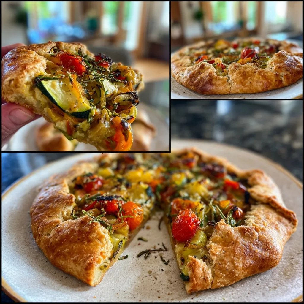 Galette légumes grillés houmous