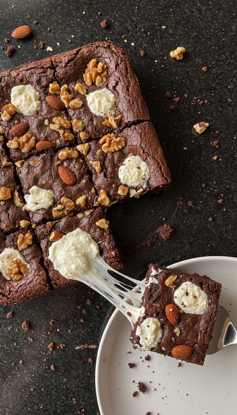 Brownies Amande et Fromage Blanc