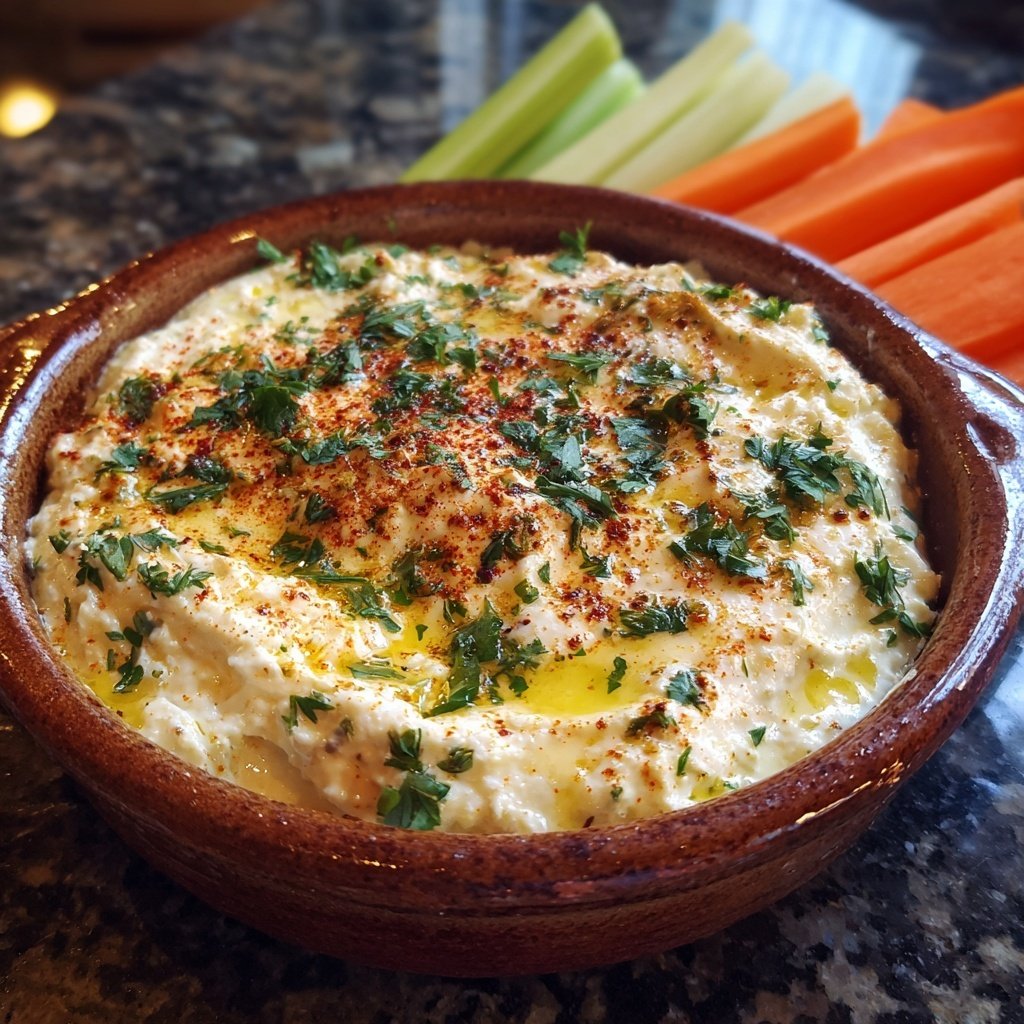 Dip citronné au cottage cheese