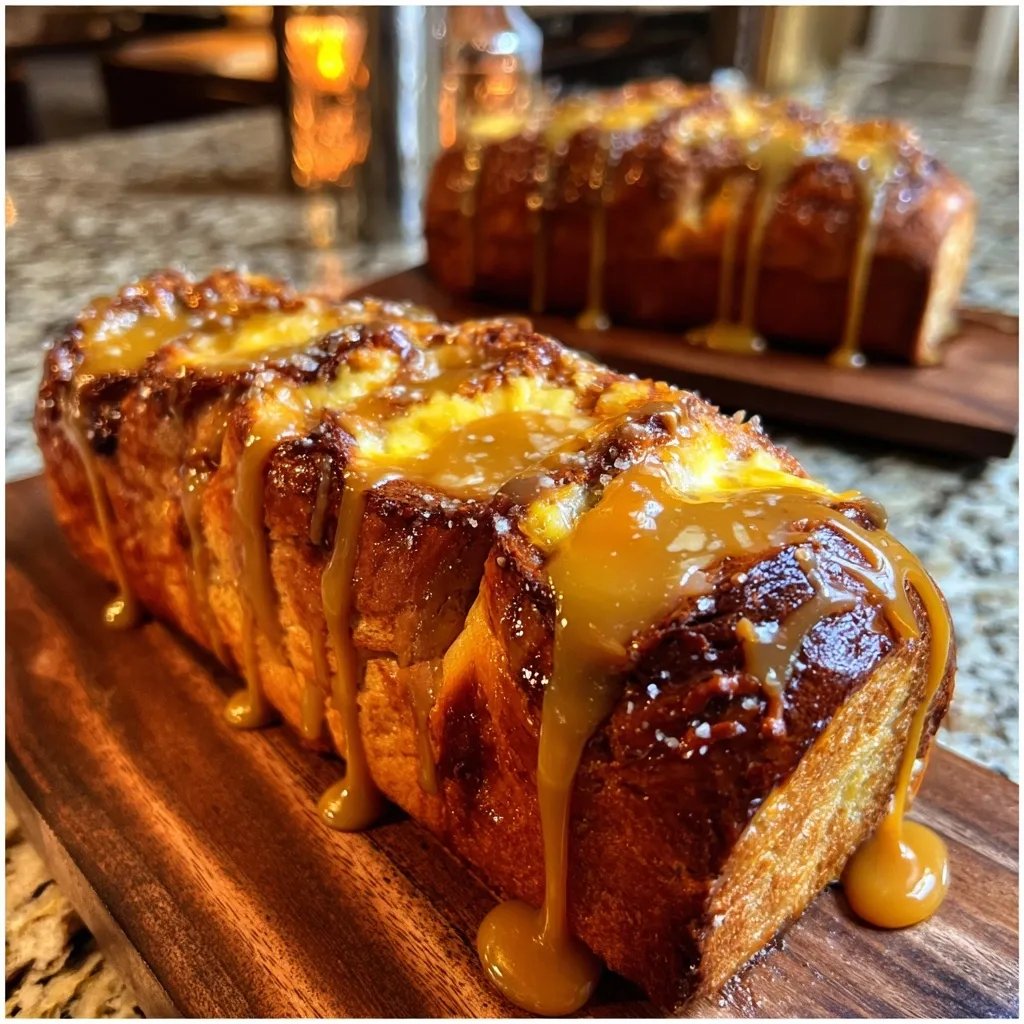 Brioche perdue caramel beurre