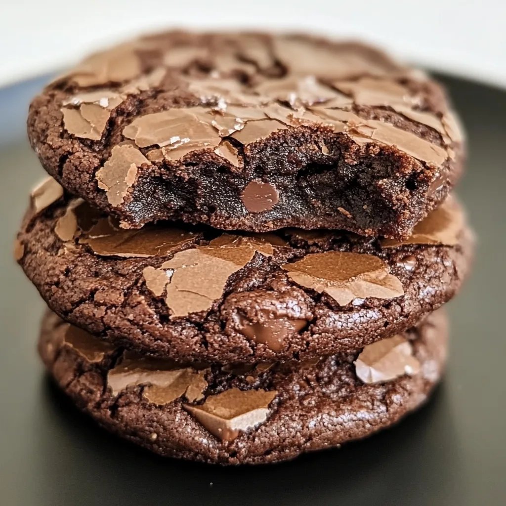 Cookies façon brownie, facile et moelleux
