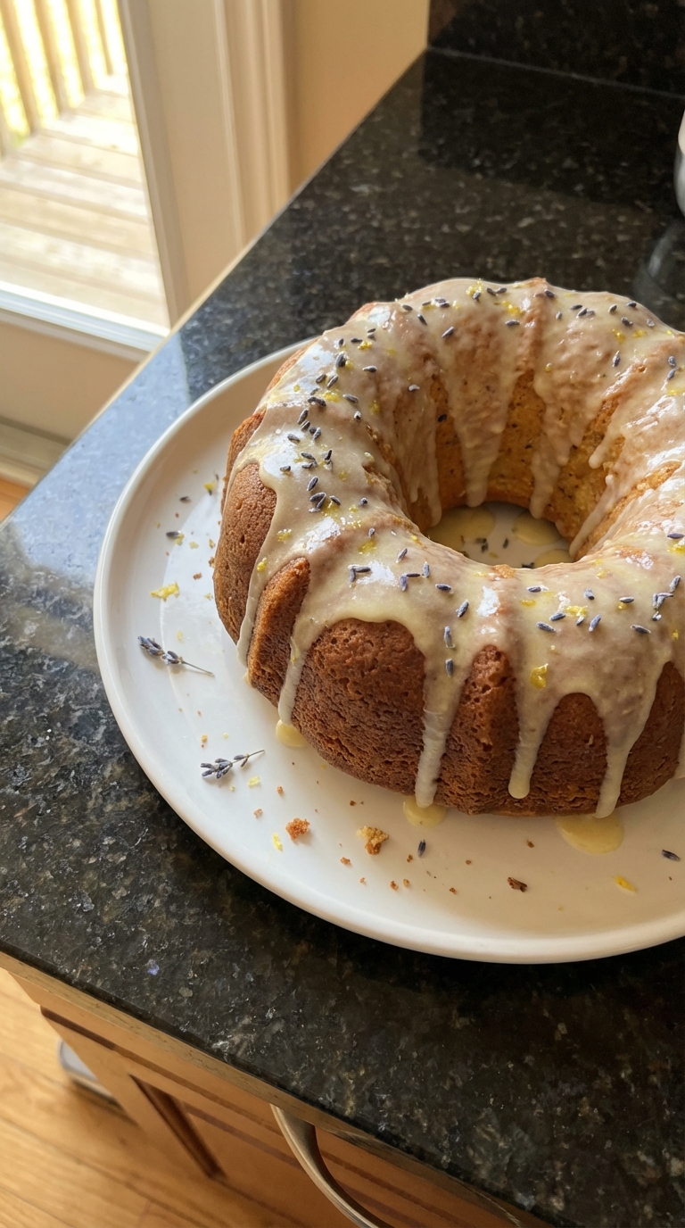 Gâteau Citron Lavande de Galentine