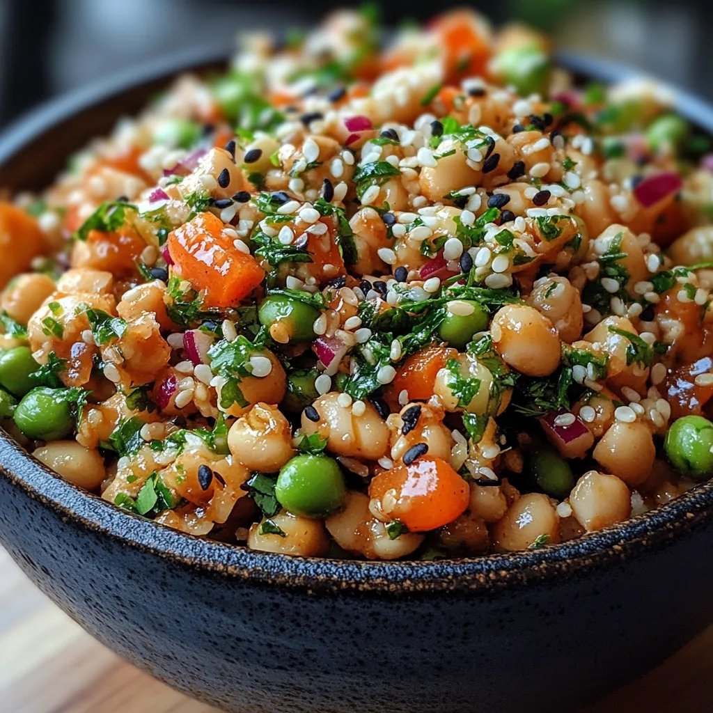 Salade Croquante d'Edamame et Cacahuètes : Un Recette Incroyable Ultime