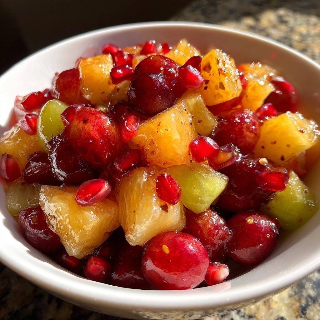 Melting pot pomme raisin grenade