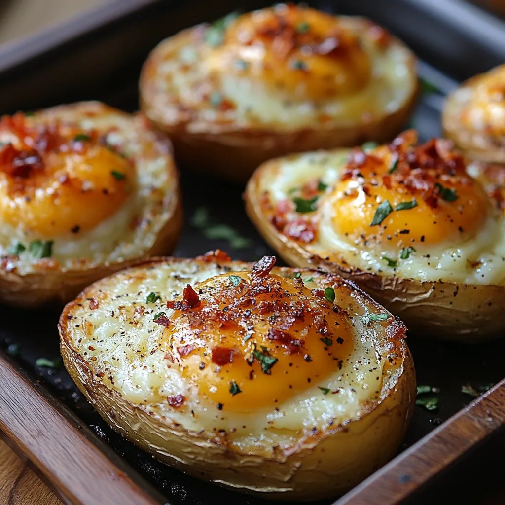 Pommes de terre épicées et garnies au four pour le petit-déjeuner : Une Recette Incroyable Ultime
