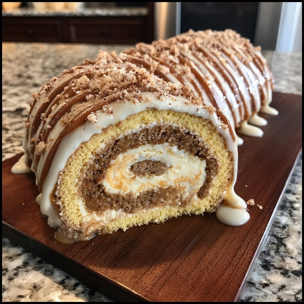 Bûche au Spéculoos Gourmande et Fondante
