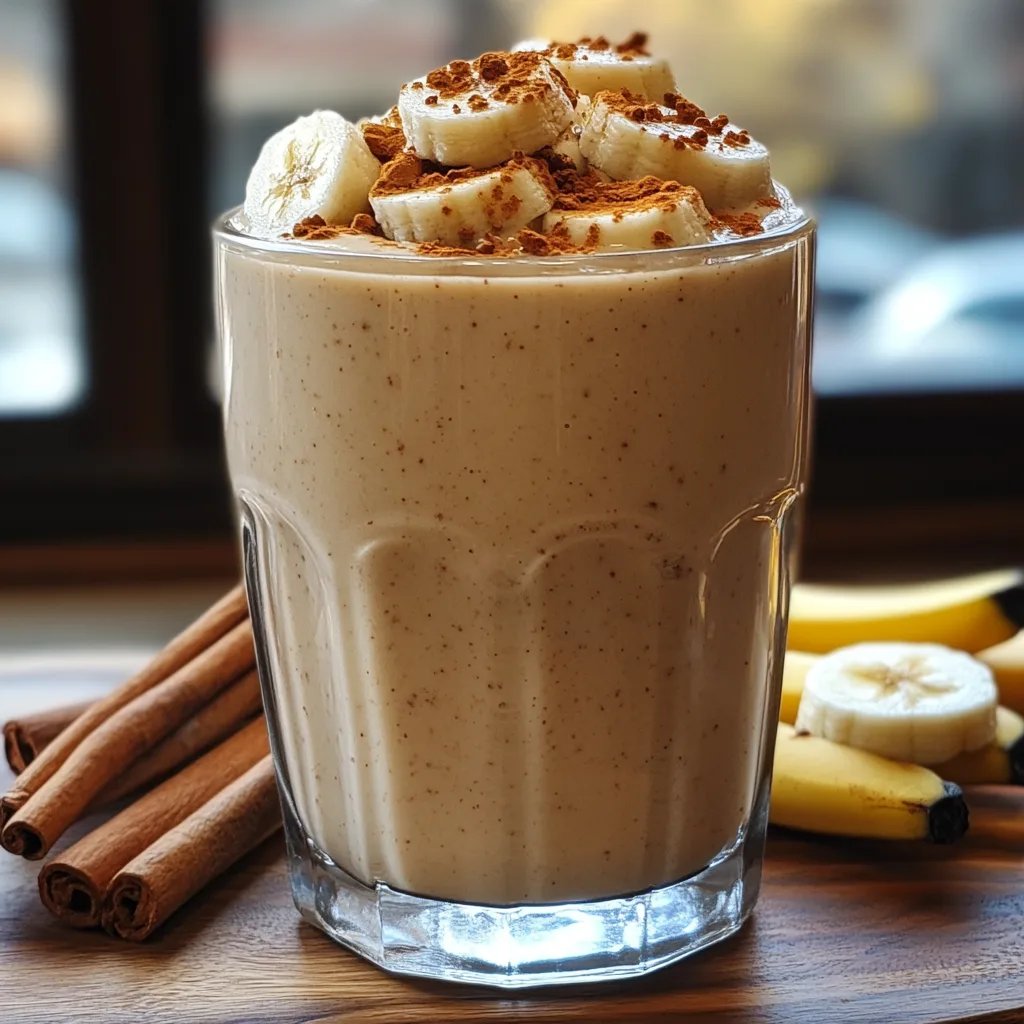 Smoothie Banane Vanille-Cannelle : Une Recette Incroyable Ultime