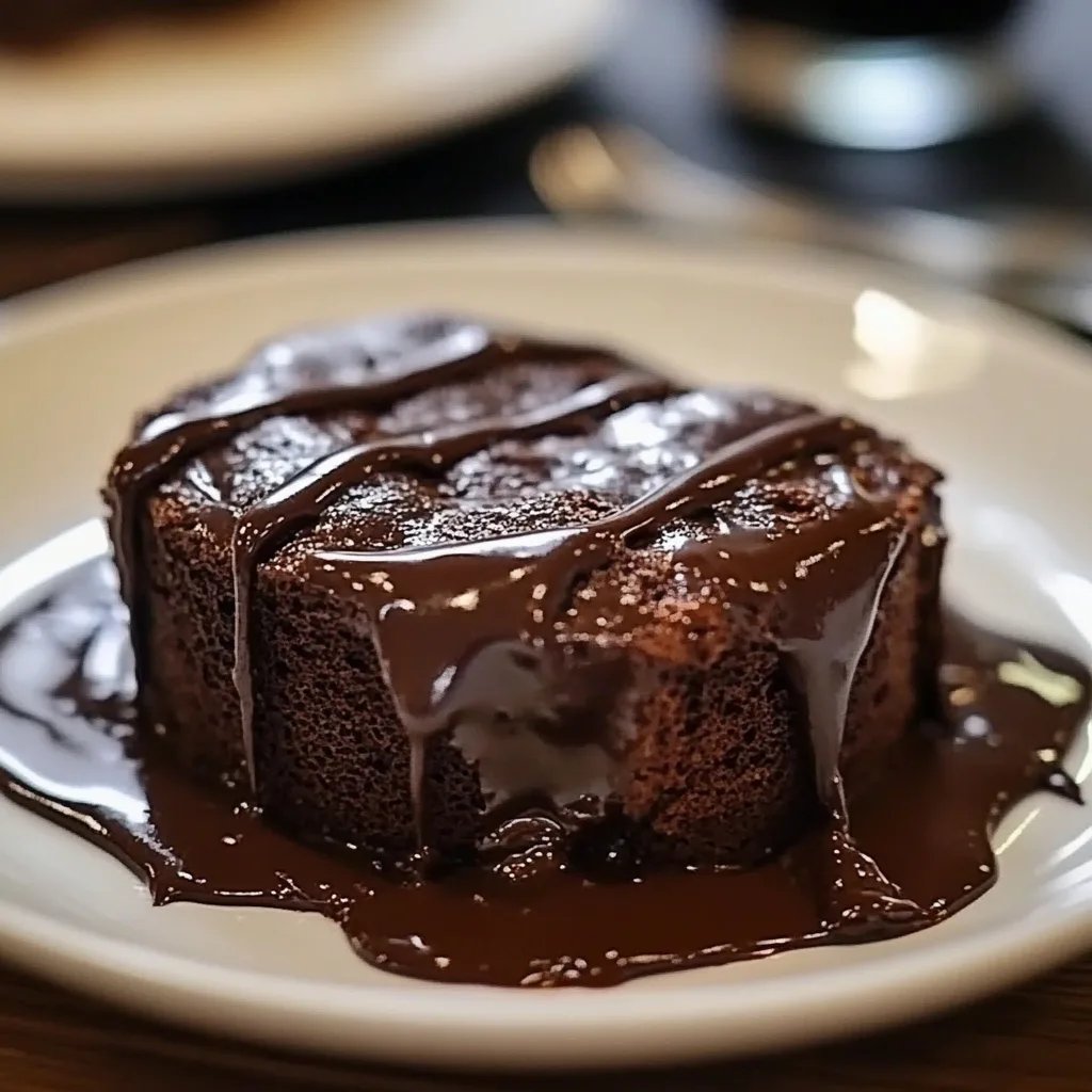 Fondant au Chocolat Sans Beurre