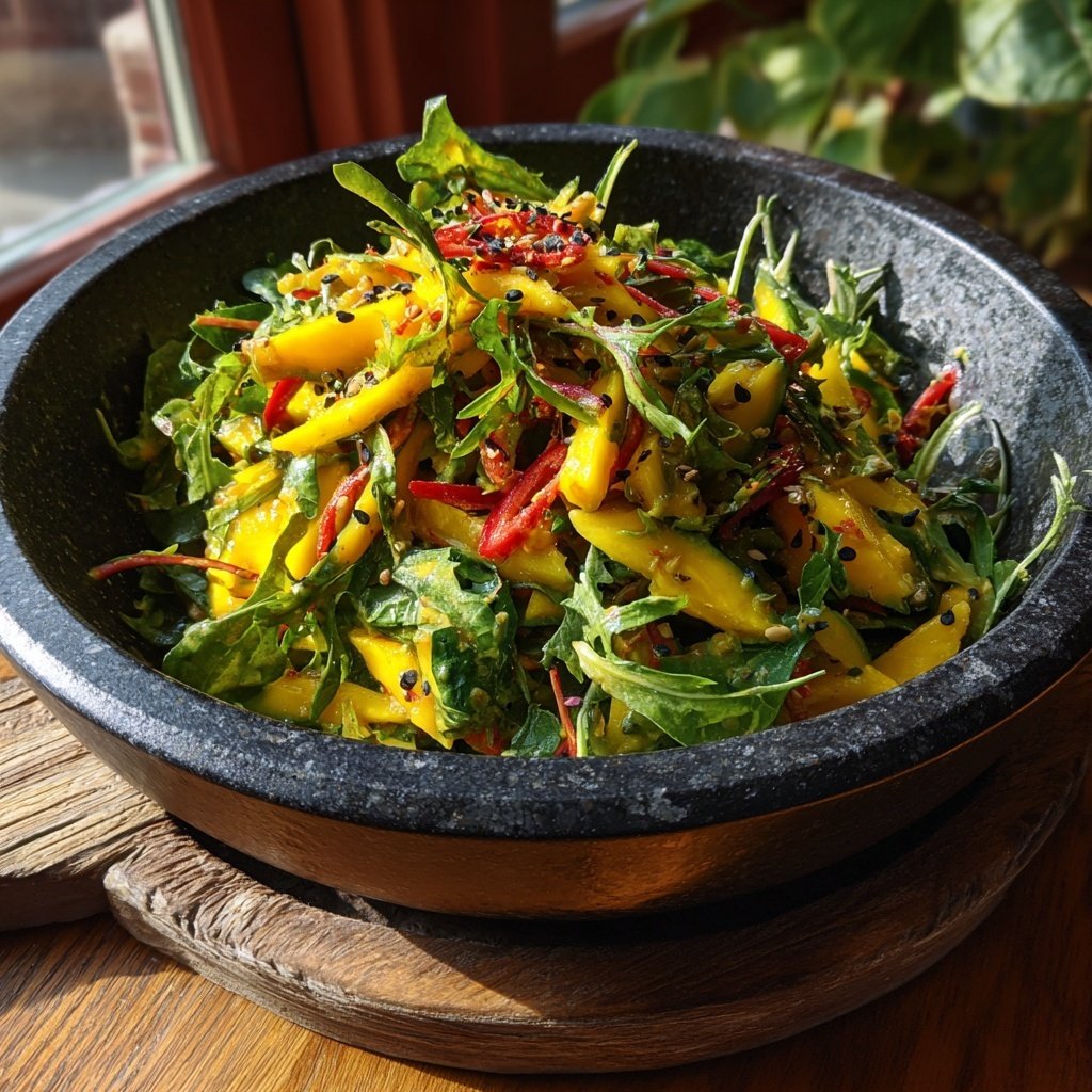 Salade Mangue Jamaïcaine Rafraîchissante