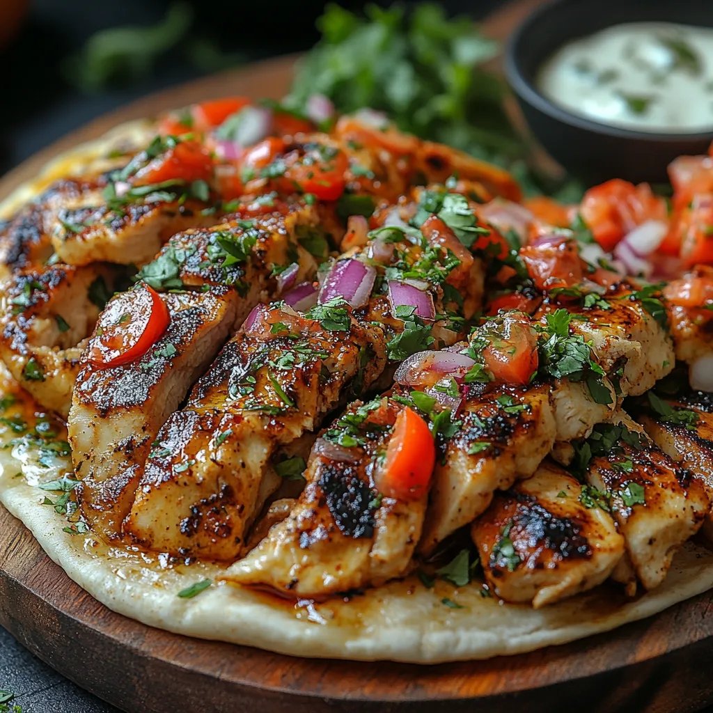 Shawarma de Poulet avec Sauce à l'Ail Crémeuse : Une Recette Incroyable Ultime