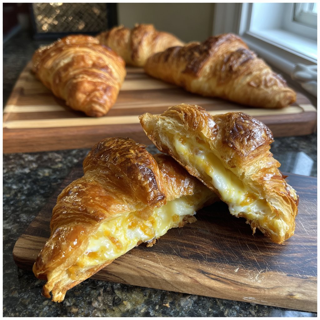 Bouchées croissant au peps citron