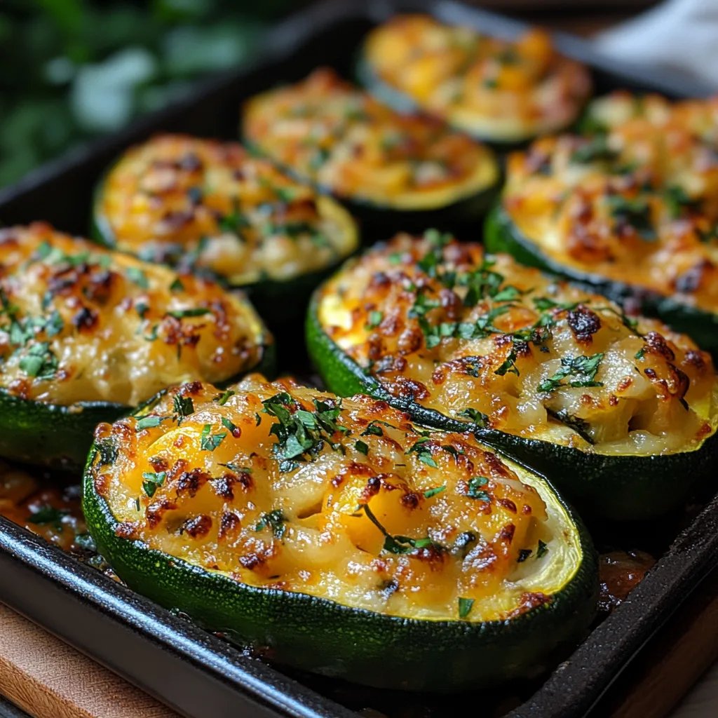 Bateaux de Courgettes aux Épinards Délicieux : Une Recette Ultime Incroyable
