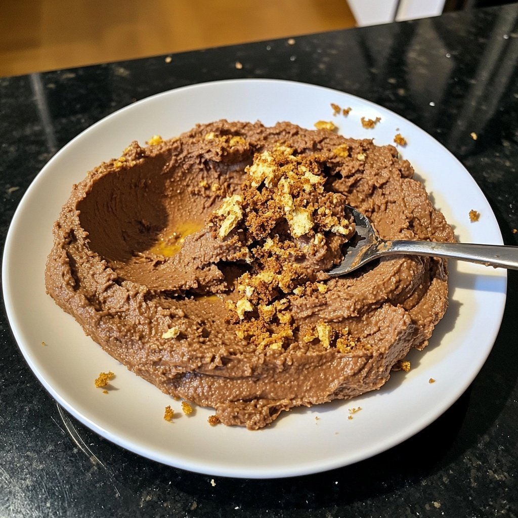 Schokoladen Hummus Kichererbsen Dip