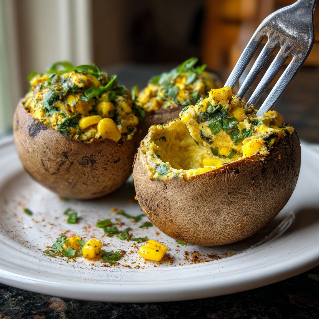 Œufs farcis maïs rue mexicaine