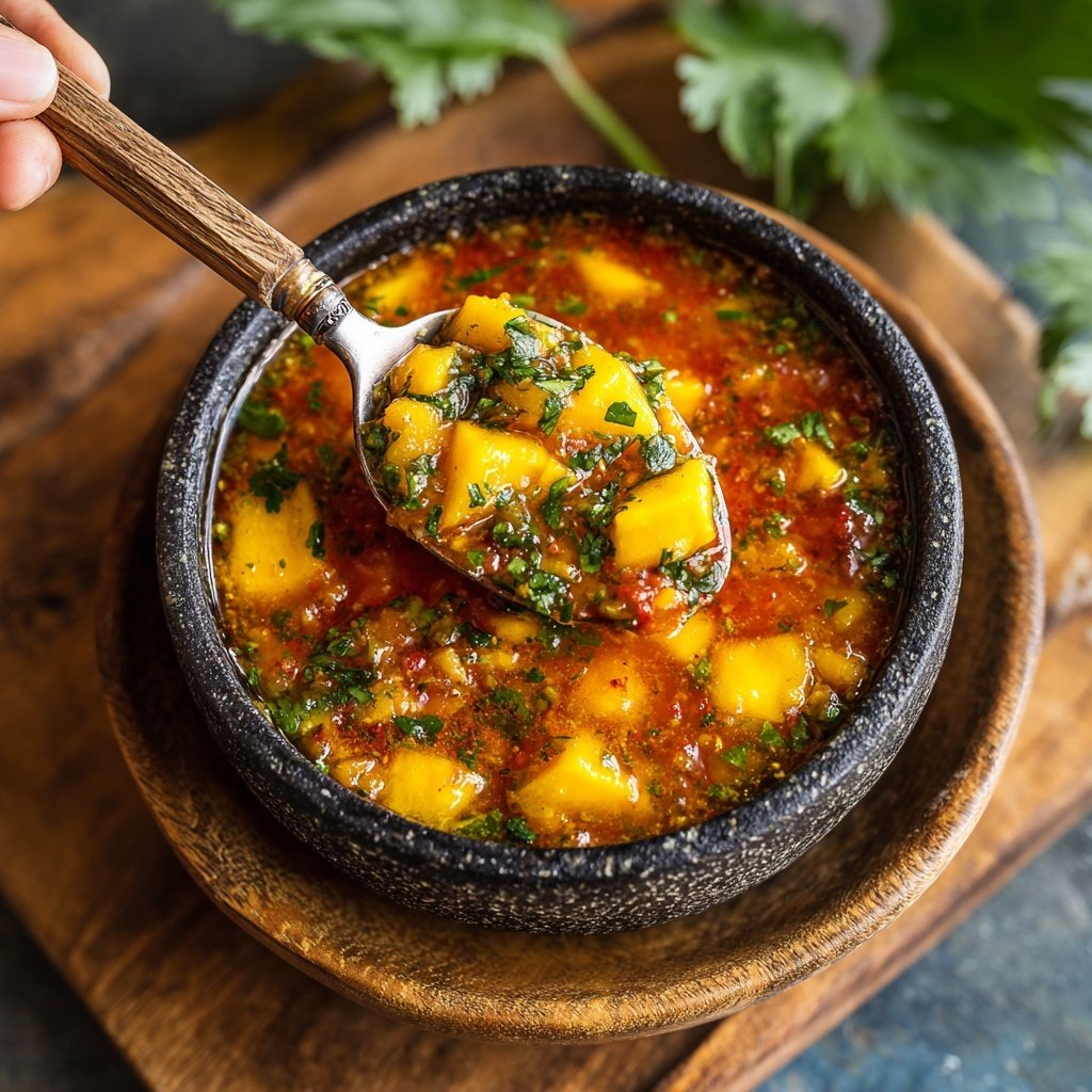 Salsa mangue facile