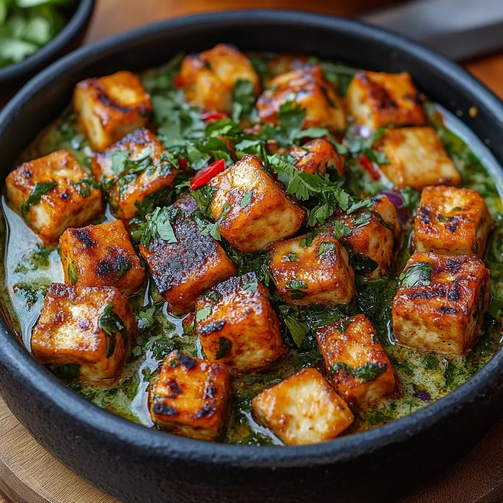 Tofu Chipotle dans une Sauce Crémeuse au Poblano : Une Recette Incroyable Ultime