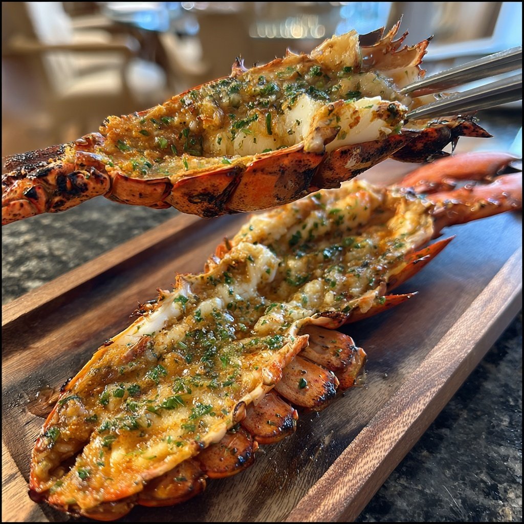 Homard Grillé au Beurre à l’Ail