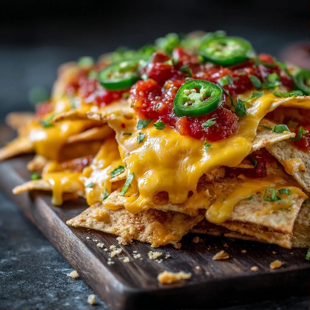 Nachos maison salsa fraîche