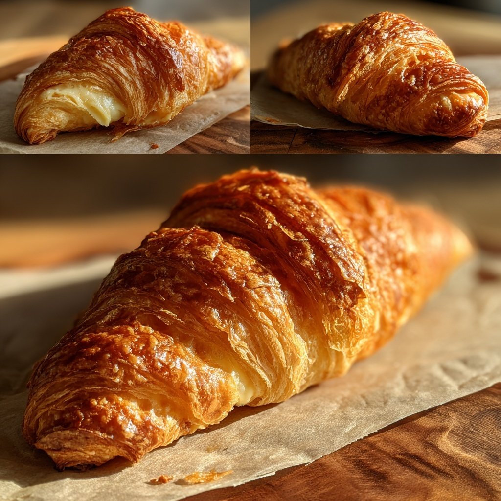 Croissant moelleux à la crème citronnée