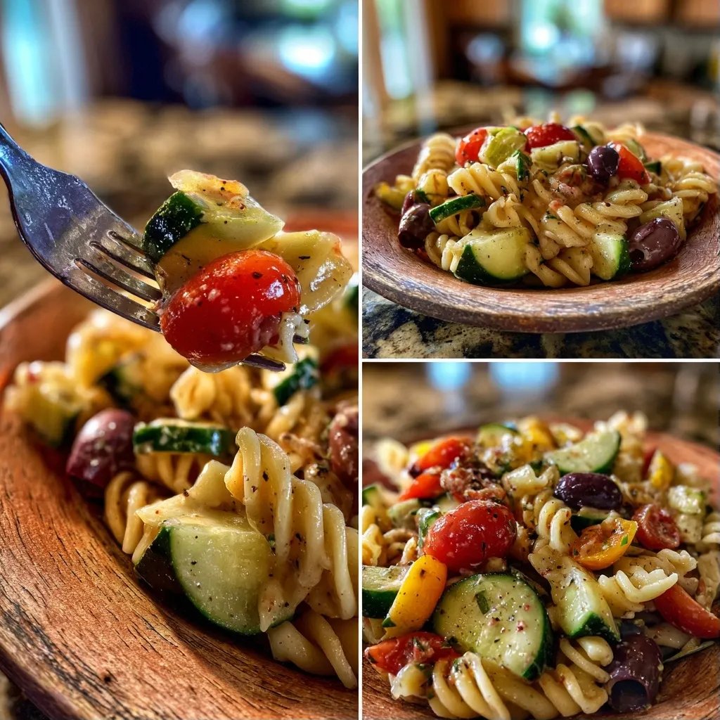 Salade de pâtes méditerranéenne