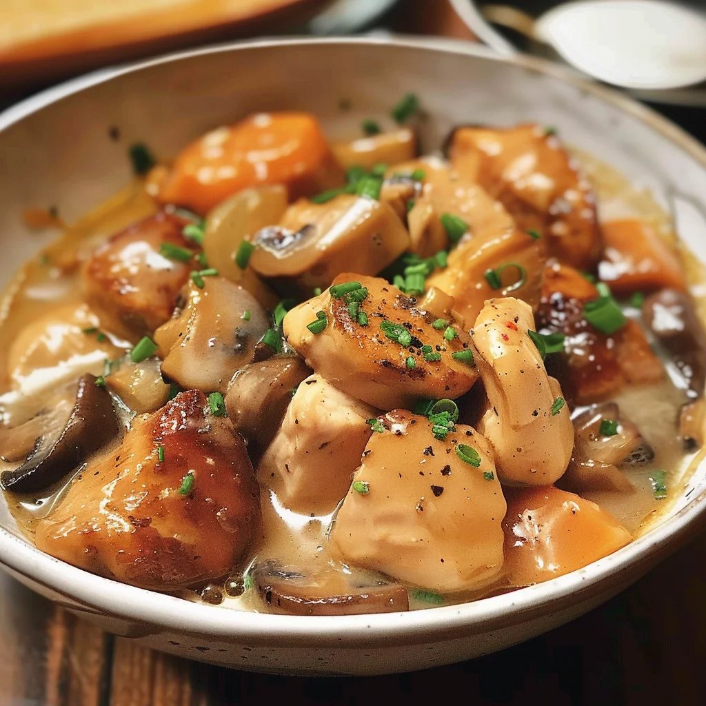 Blanquette Poulet Champignons Douceur