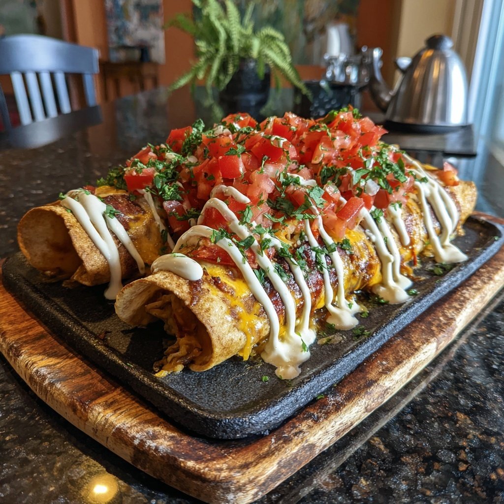 Enchiladas Surf and Turf Farcies au Homard