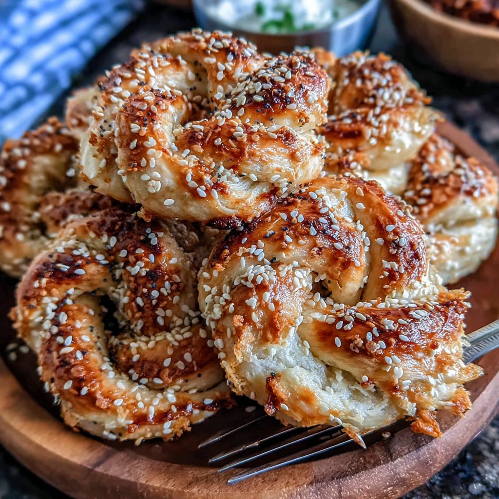 Torsades de bagels protéinés au yaourt grec