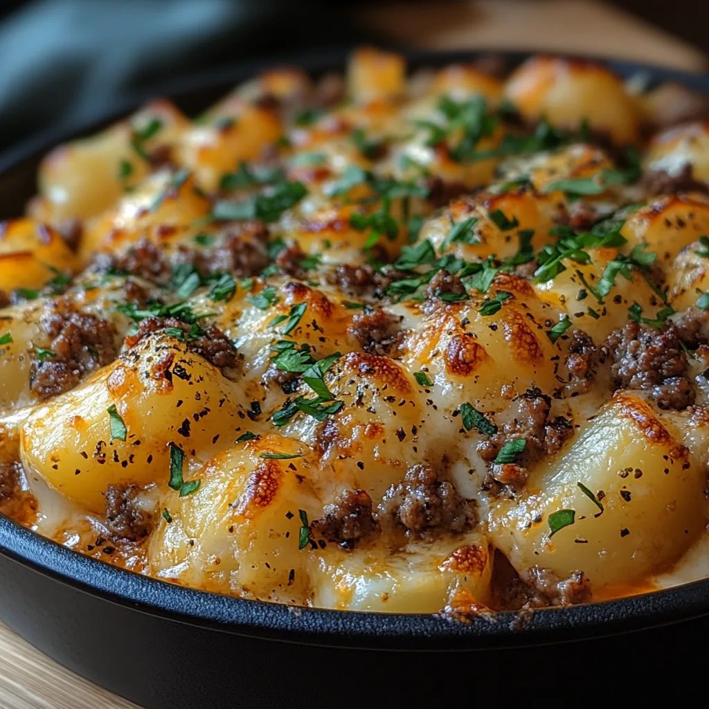 Bœuf Haché et Pommes de Terre au Fromage Fondant Rapide : Une Recette Ultime et Incroyable