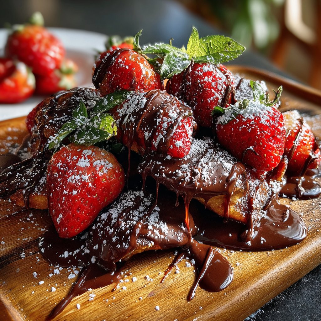 Extase fraise chocolat de Dubaï