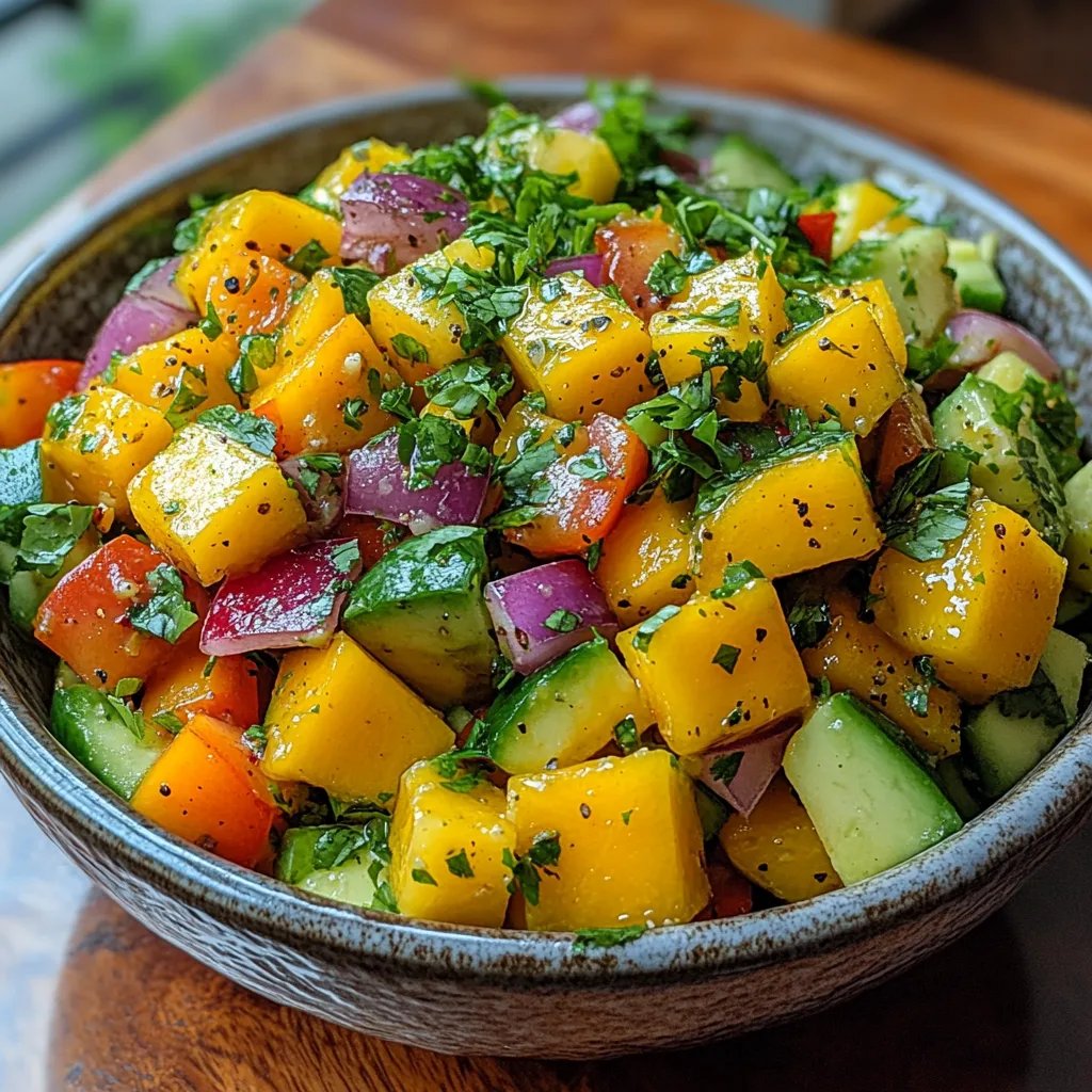 Salade d'Avocat et Mangue : Une Recette Incroyable Ultime