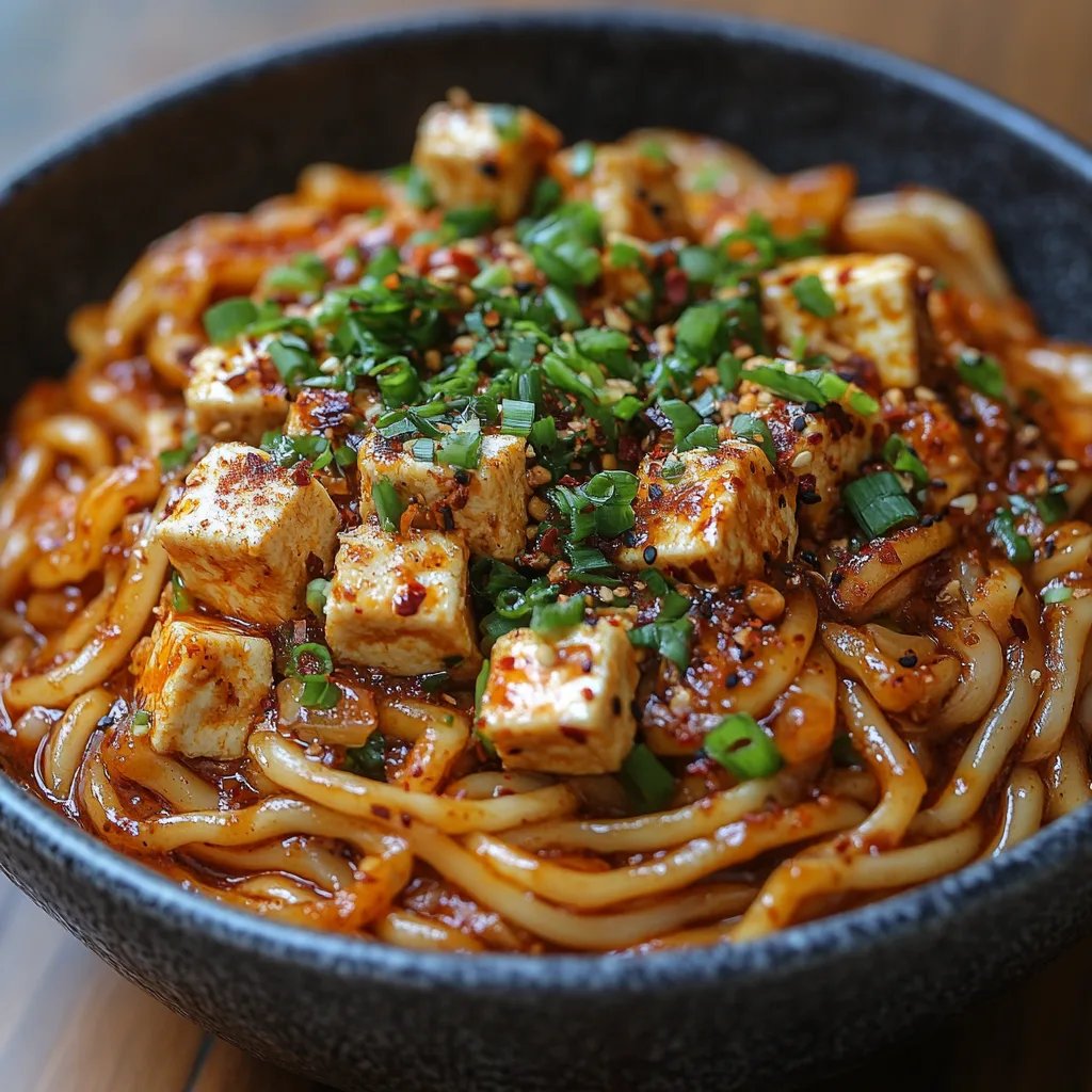 Nouilles au Tofu Pimenté en 15 Minutes : Une Recette Incroyable Ultime