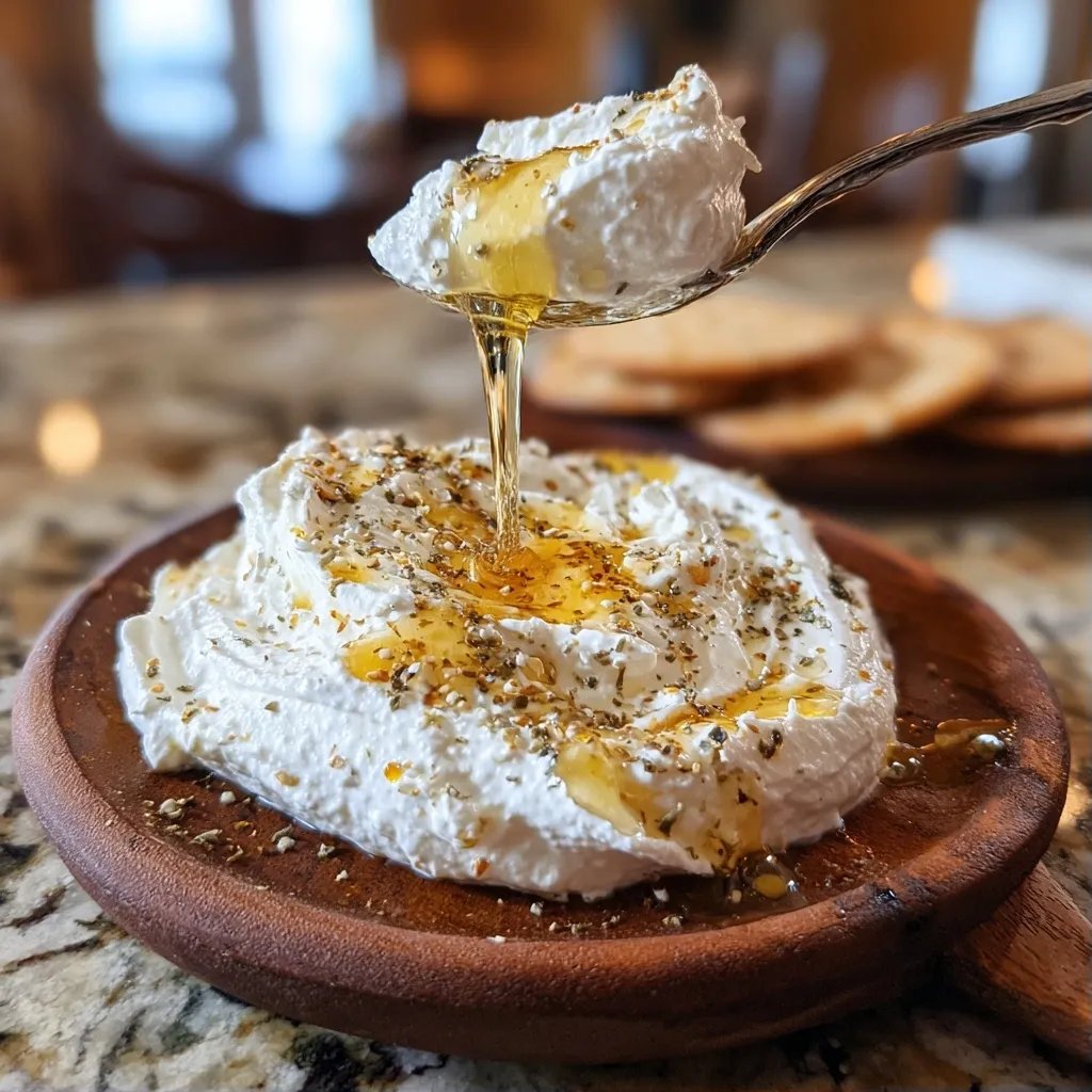 Dip feta fouettée miel