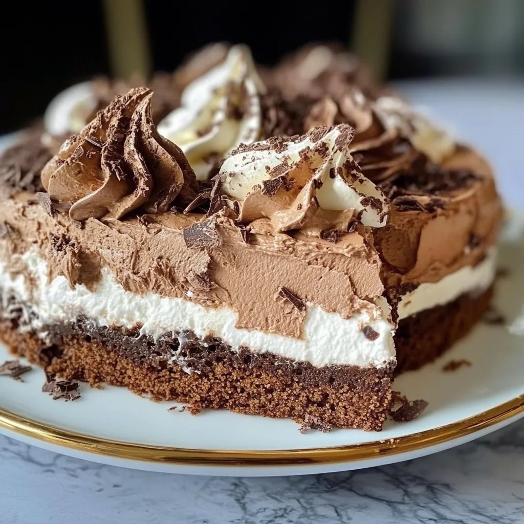 Gâteau au Chocolat et Meringue
