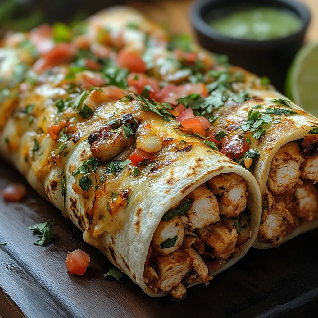 Burrito au Poulet Chipotle : Une Recette Incroyable Ultime