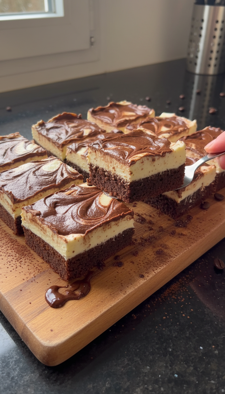 Barres Moka au Fromage Blanc Décadentes