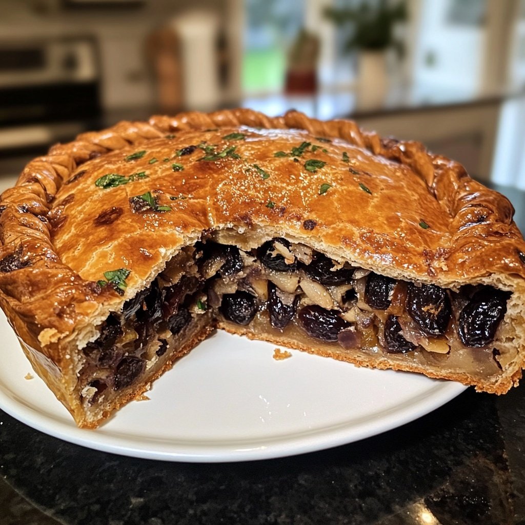 Chapon farci aux pruneaux