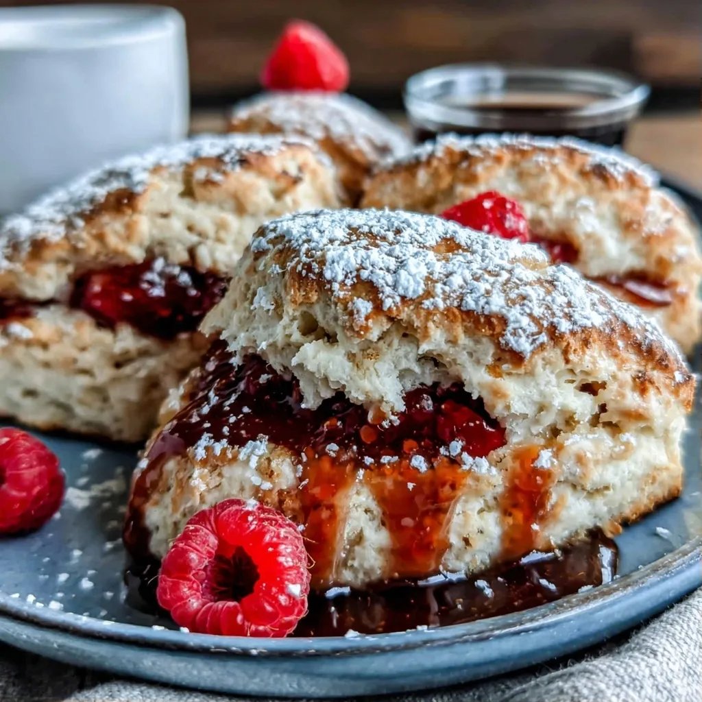 Scones framboise citron