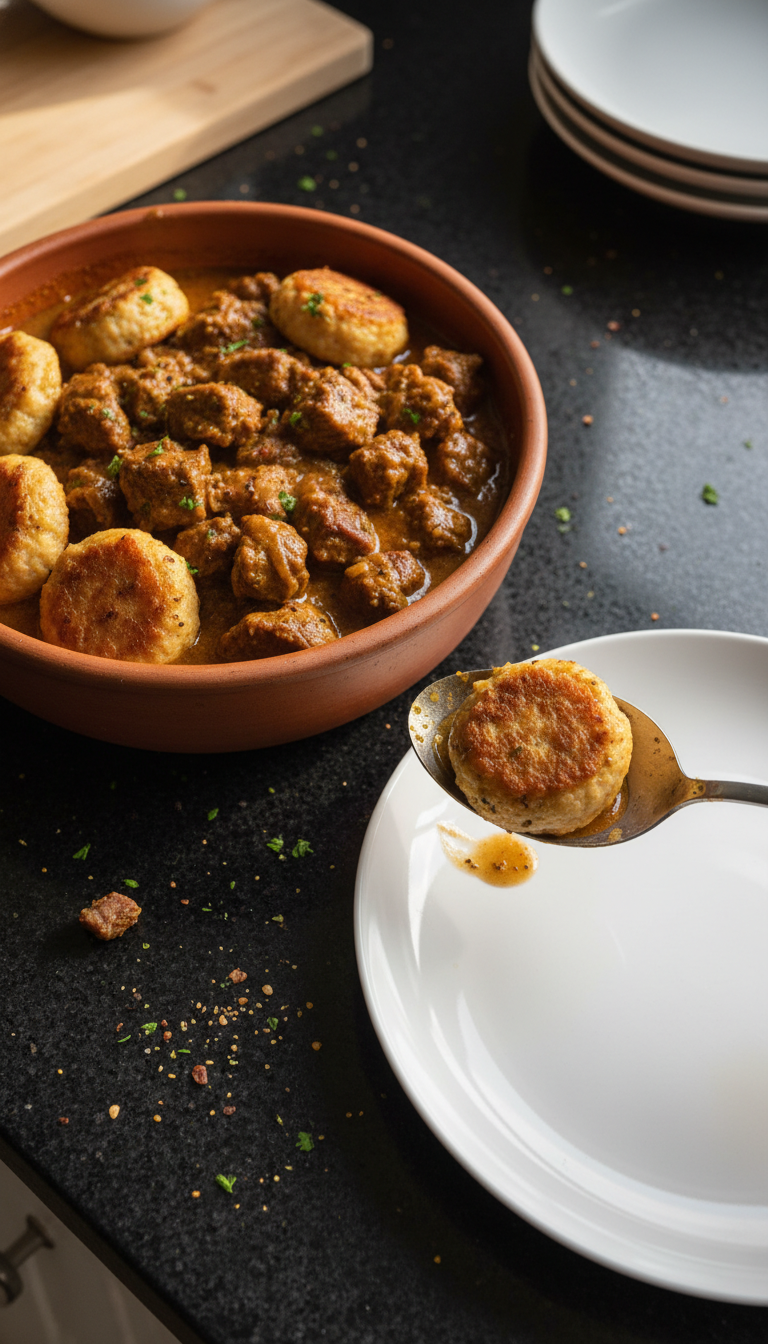 Ragoût Jamaïcain de Bœuf et Quenelles