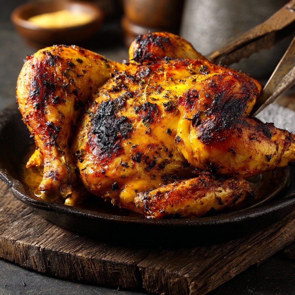 Poulet citron ail plaque cuisson