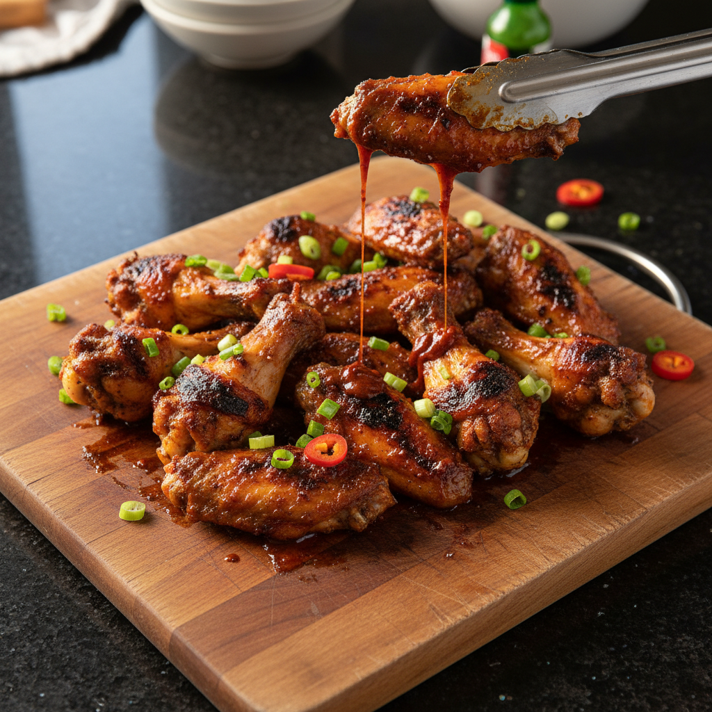 Ailes de Poulet Jerk Jamaïcaines