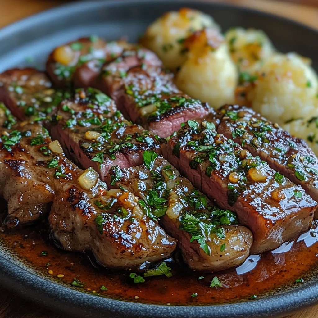 Steak au Beurre Noisette avec Ail et Chou-Fleur : Une Recette Incroyable Essentielle