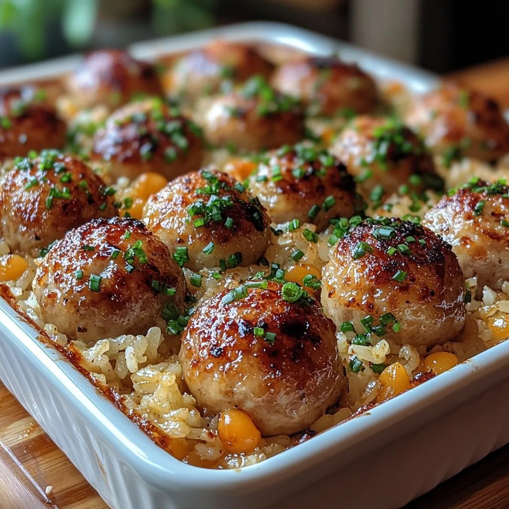 Gratin de Riz aux Boulettes de Viande au Miel et à l’Ail : Une Recette Incroyable Ultime