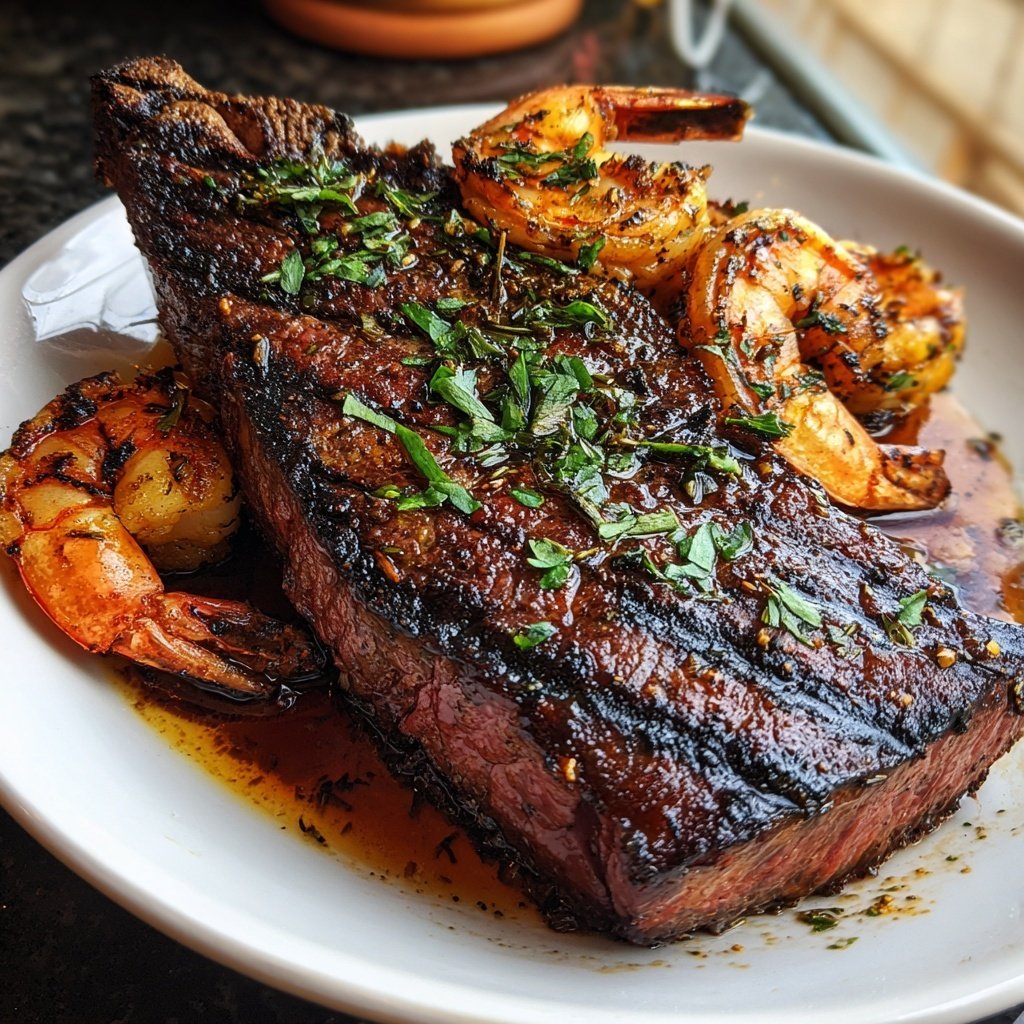 Fête Steak et Crevettes