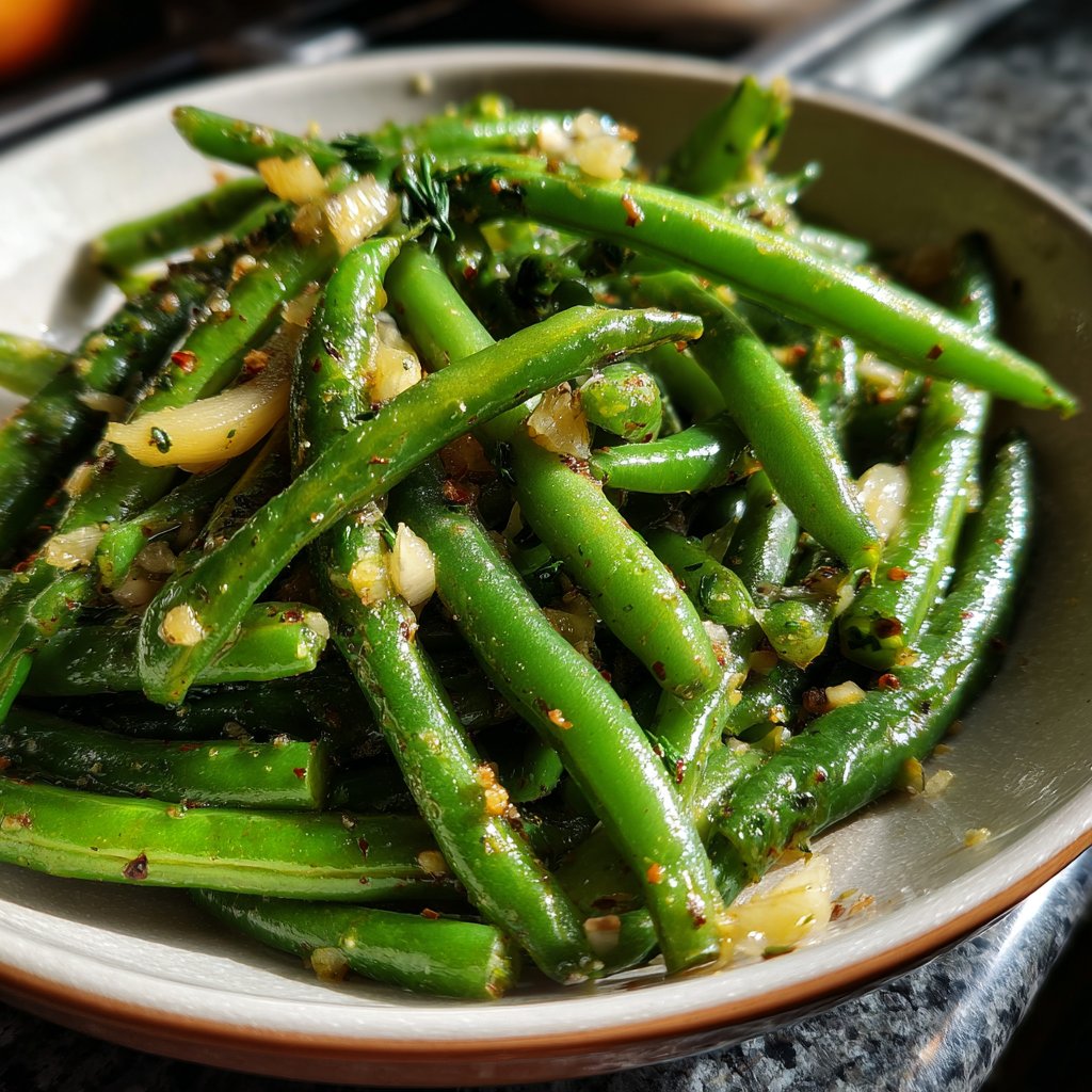 Trempette haricots cinq minutes