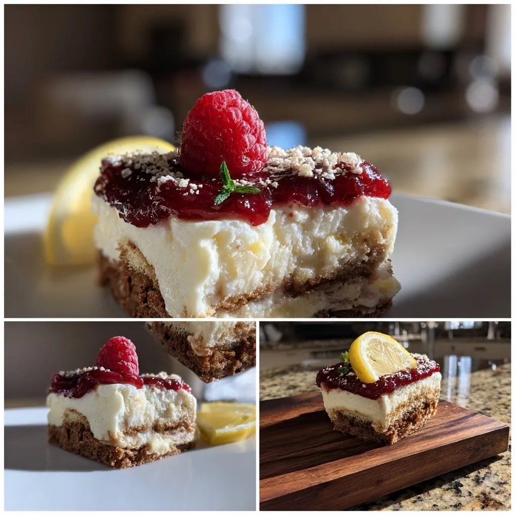 Tiramisu citron framboise